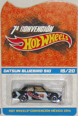 2014 Mexico Hot WHeels Convention Datsun Bluebird 510