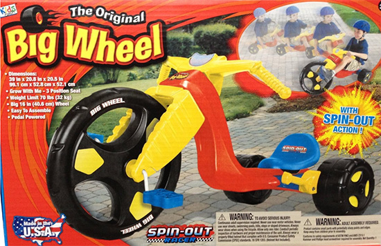 original big wheel spin out racer