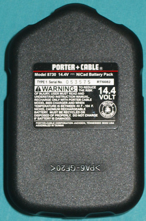 porter cable 8730 battery